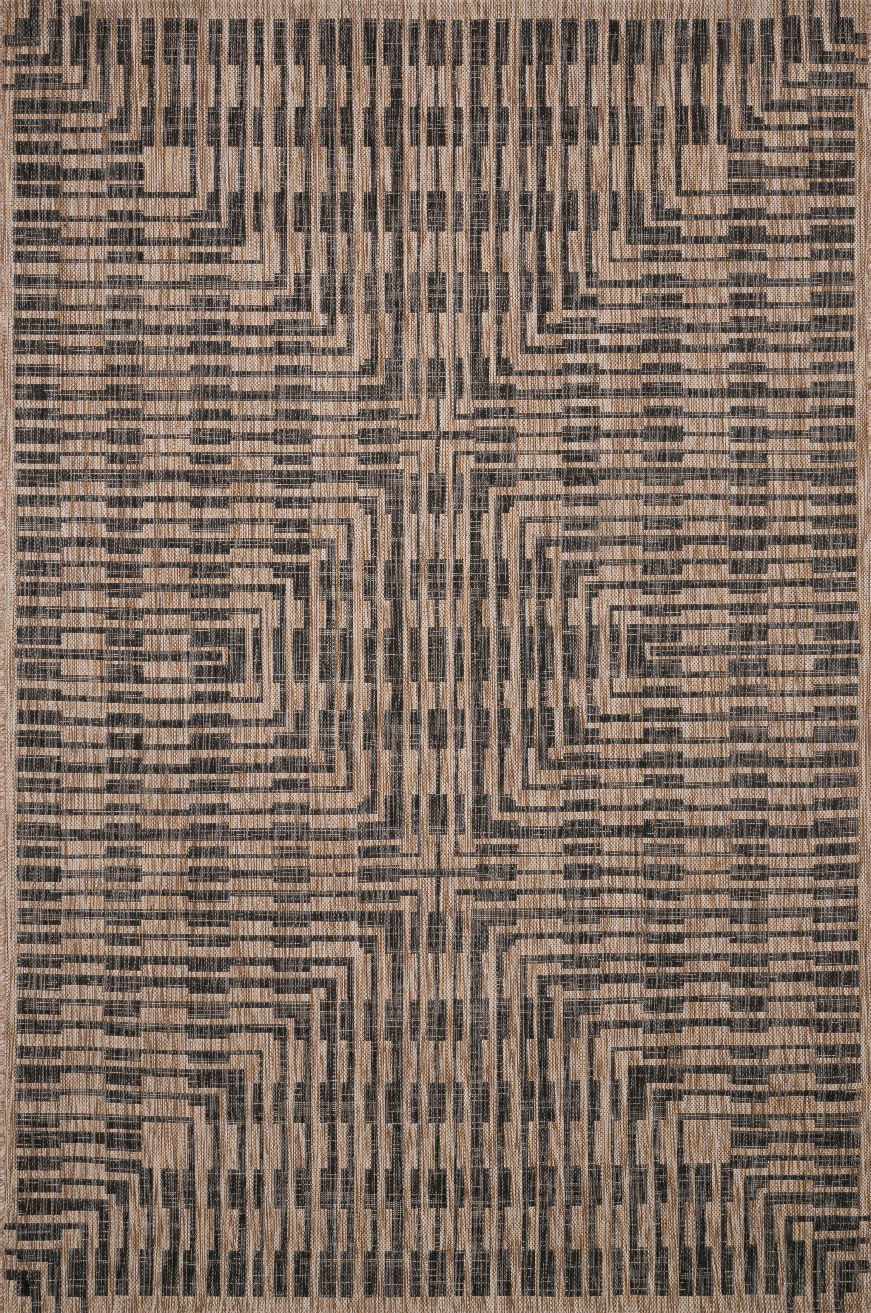 Loloi Isle IE-09 Brown / Black Area Rug
