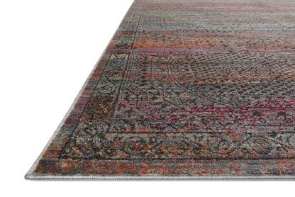 Loloi Javari JV-02 Charcoal / Sunset Area Rug