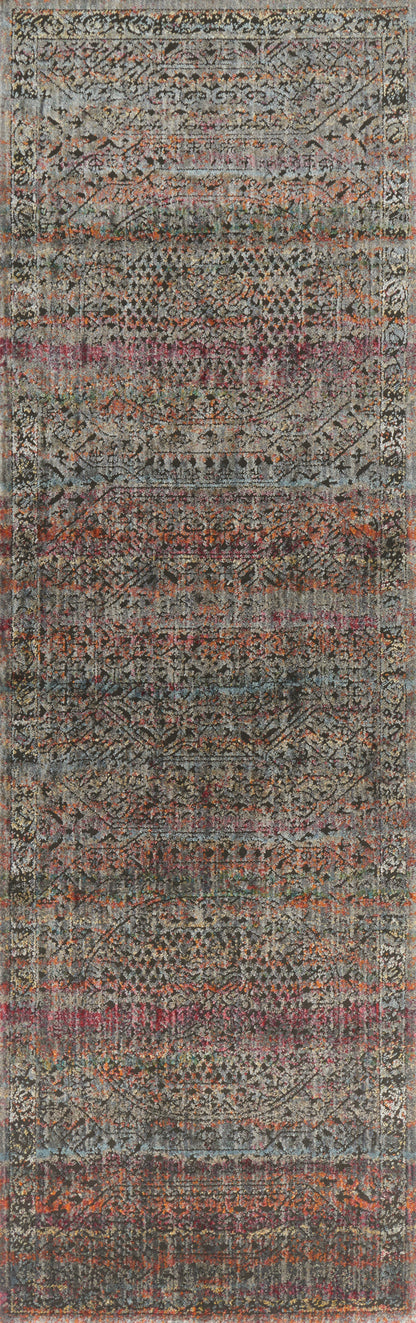 Loloi Javari JV-02 Charcoal / Sunset Area Rug