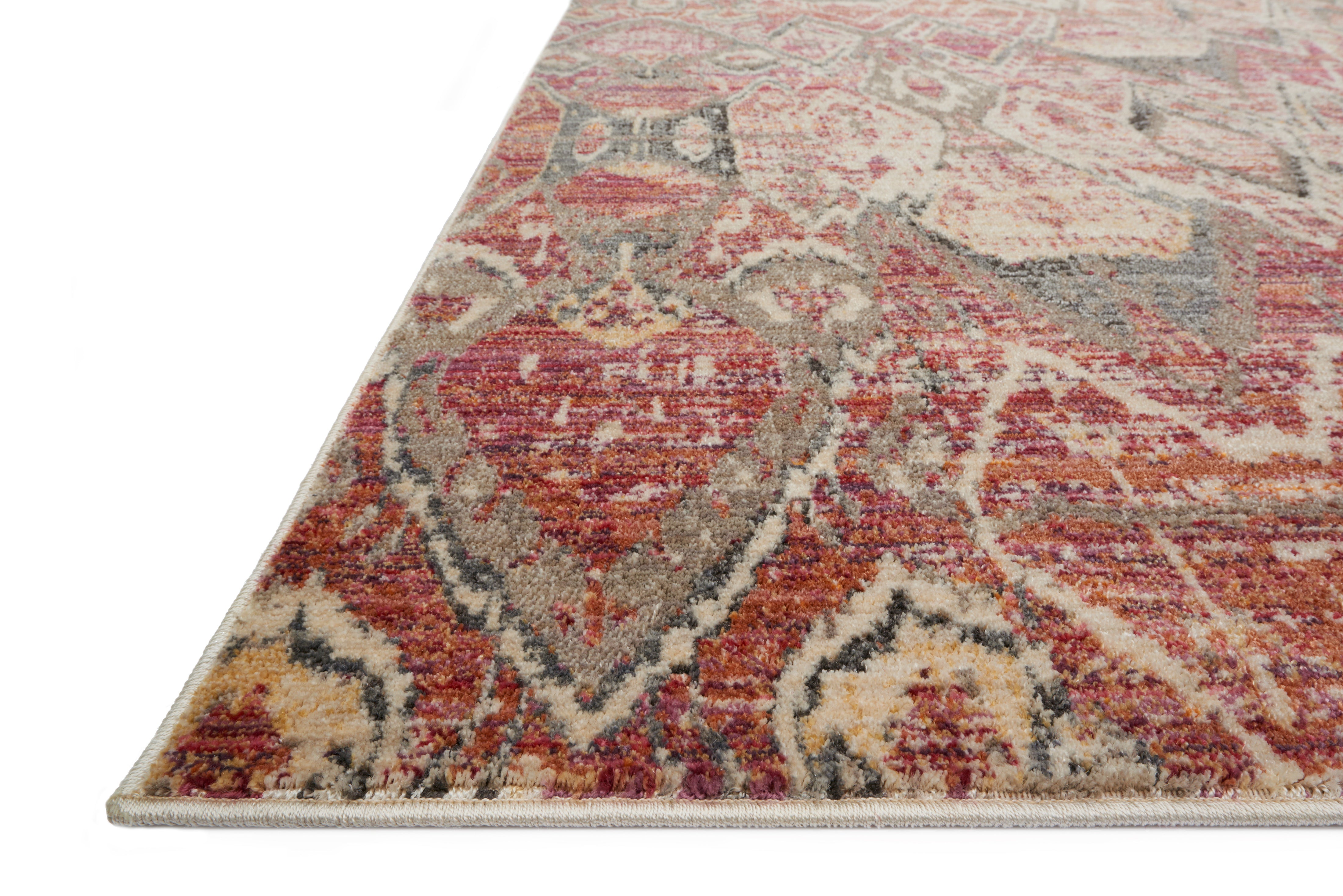 Loloi Javari JV-04 Berry / Ivory Area Rug