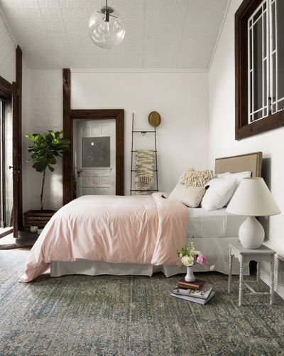 Loloi Javari JV-05 Ivory / Sea Area Rug