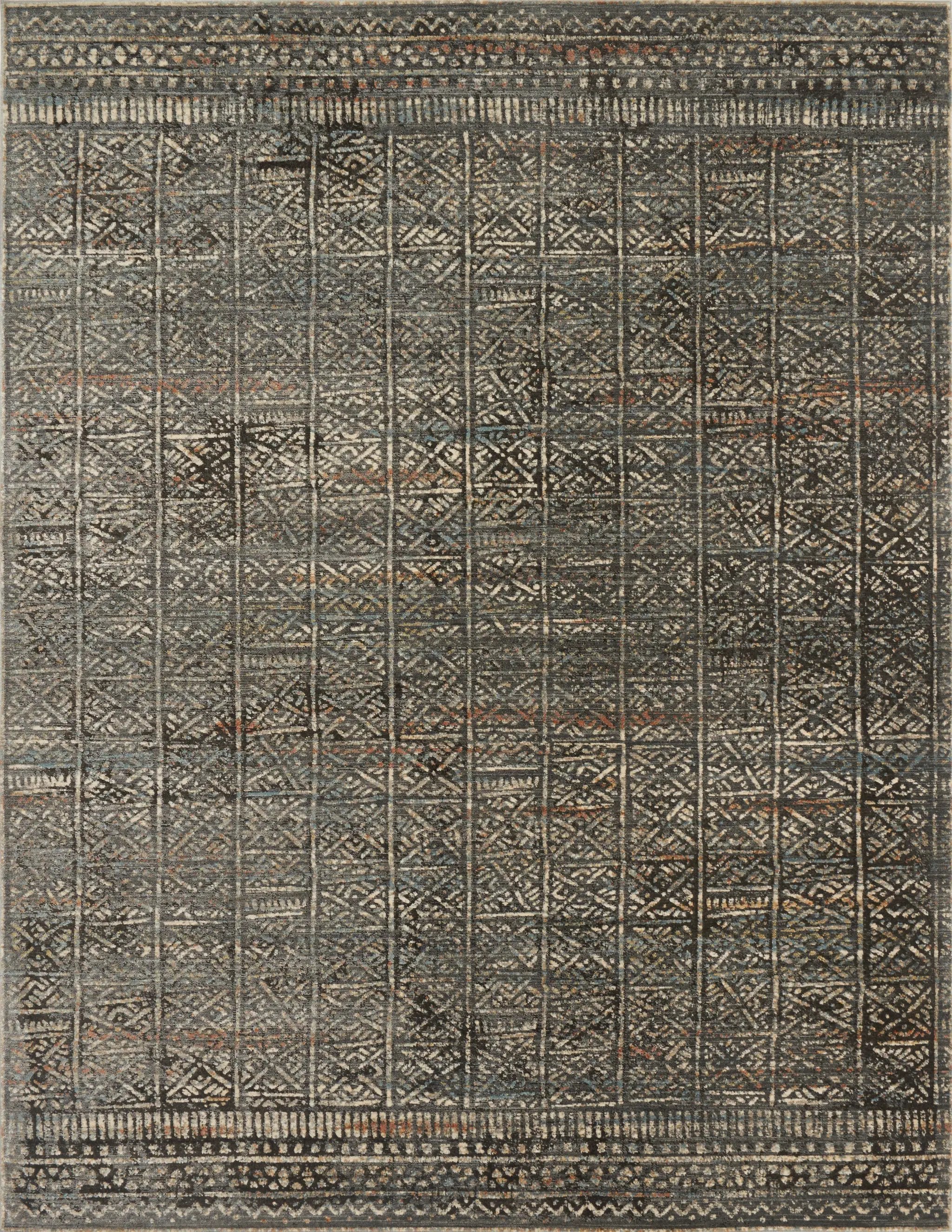 Javari JV-06 Charcoal / Silver Area Rug by Loloi