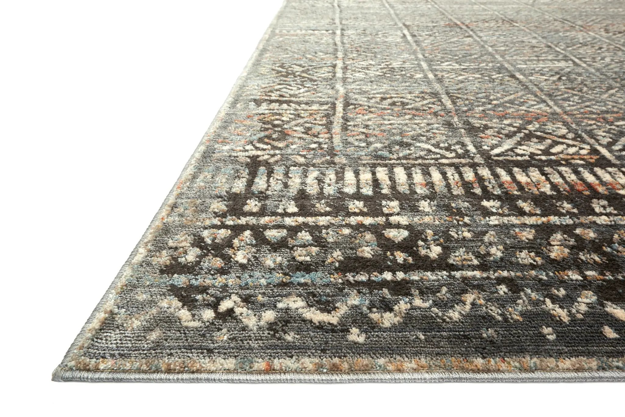 Javari JV-06 Charcoal / Silver Area Rug by Loloi