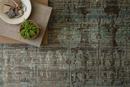 Loloi Javari JV-07 Steel / Lagoon Area Rug
