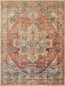 Loloi Javari JV-08 Berry / Sunrise Area Rug