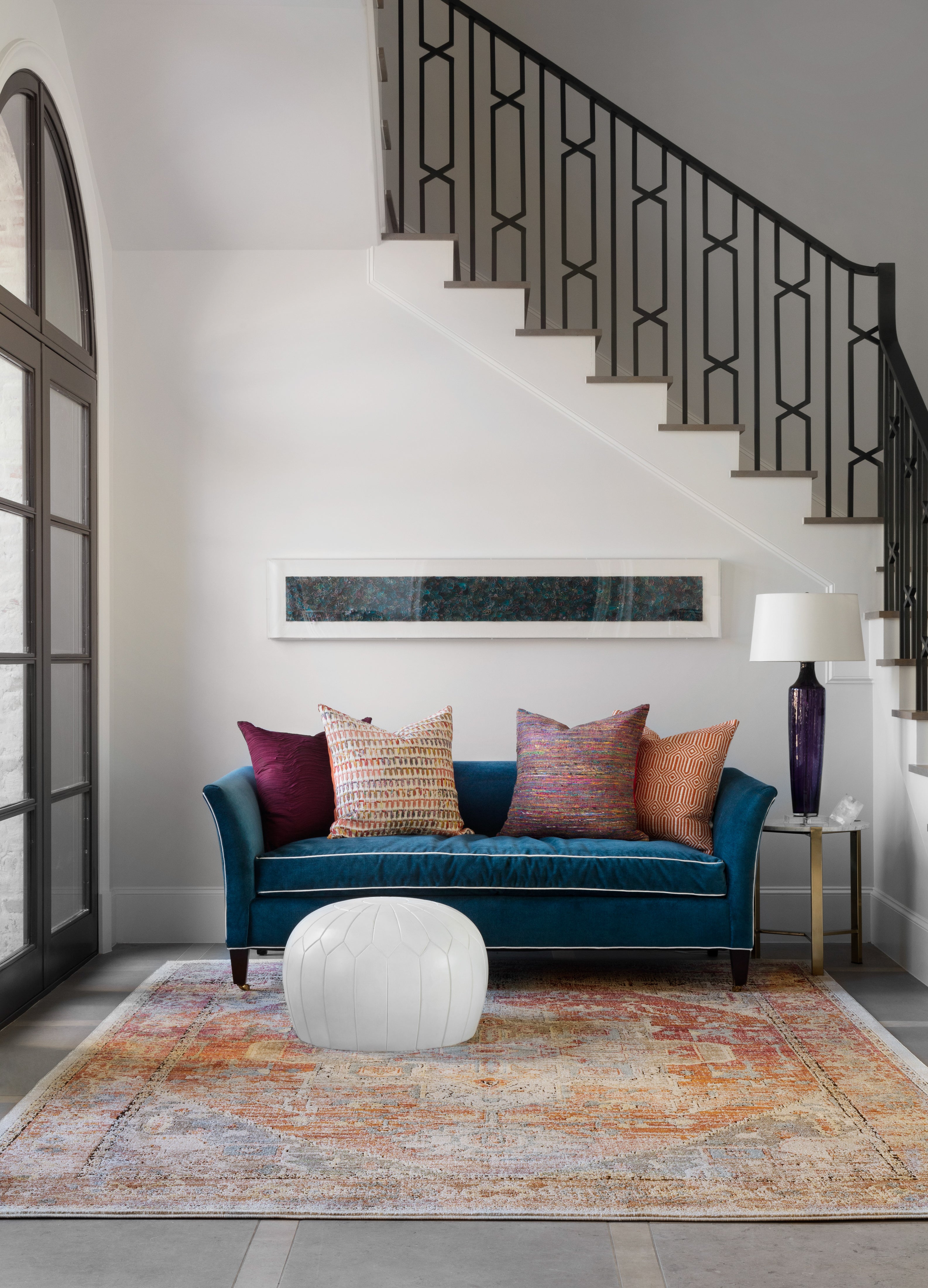 Loloi Javari JV-08 Berry / Sunrise Area Rug