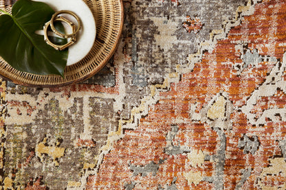 Loloi Javari JV-08 Berry / Sunrise Area Rug