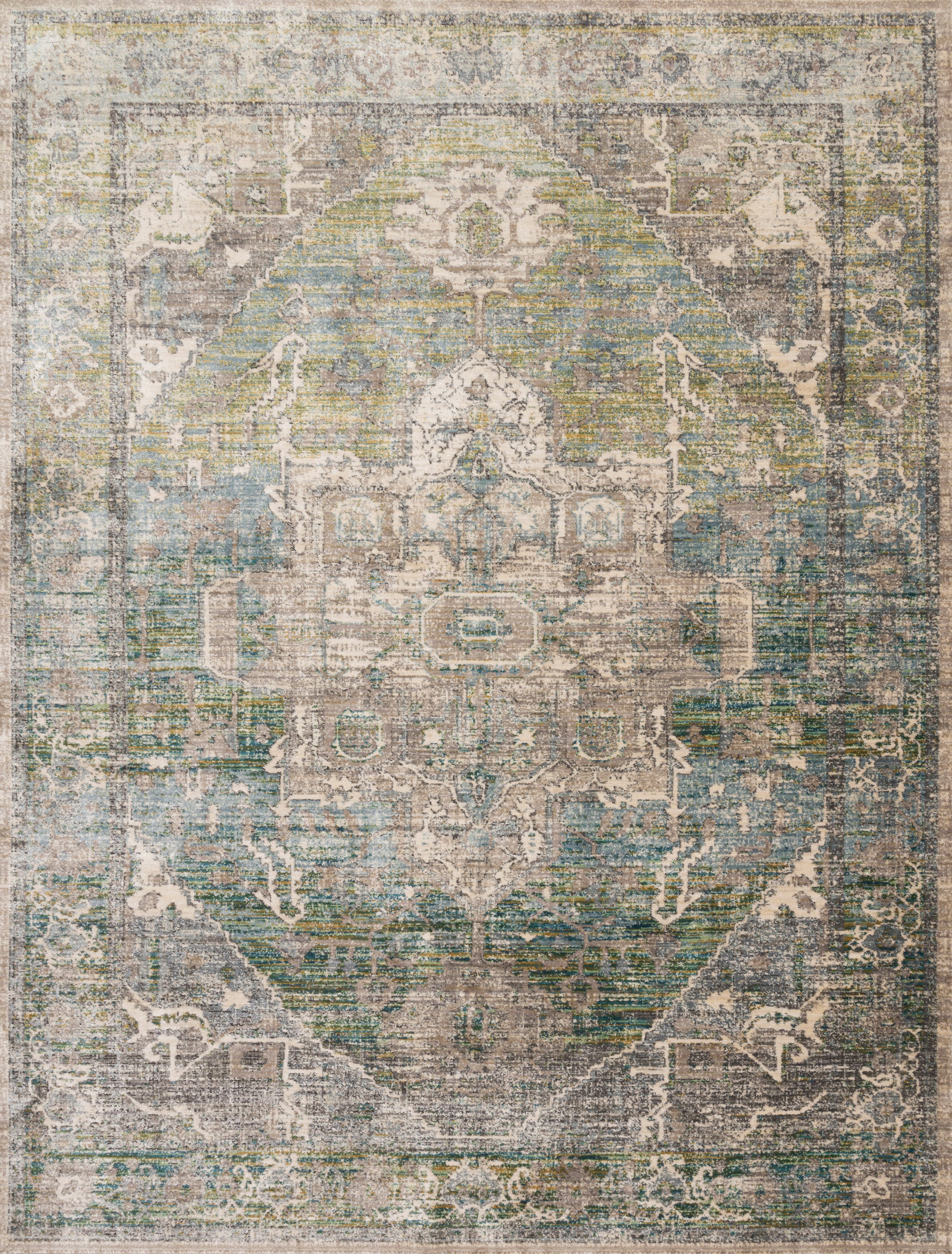 Loloi Javari JV-08 Grass / Ocean Area Rug