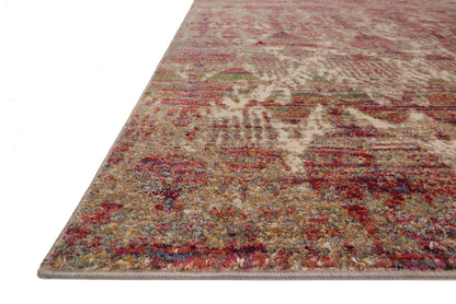Loloi Javari JV-10 Drizzle / Berry Area Rug