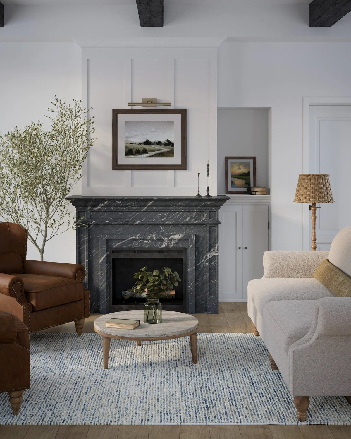 Jax JAX-1 Blue Area Rug by Momeni