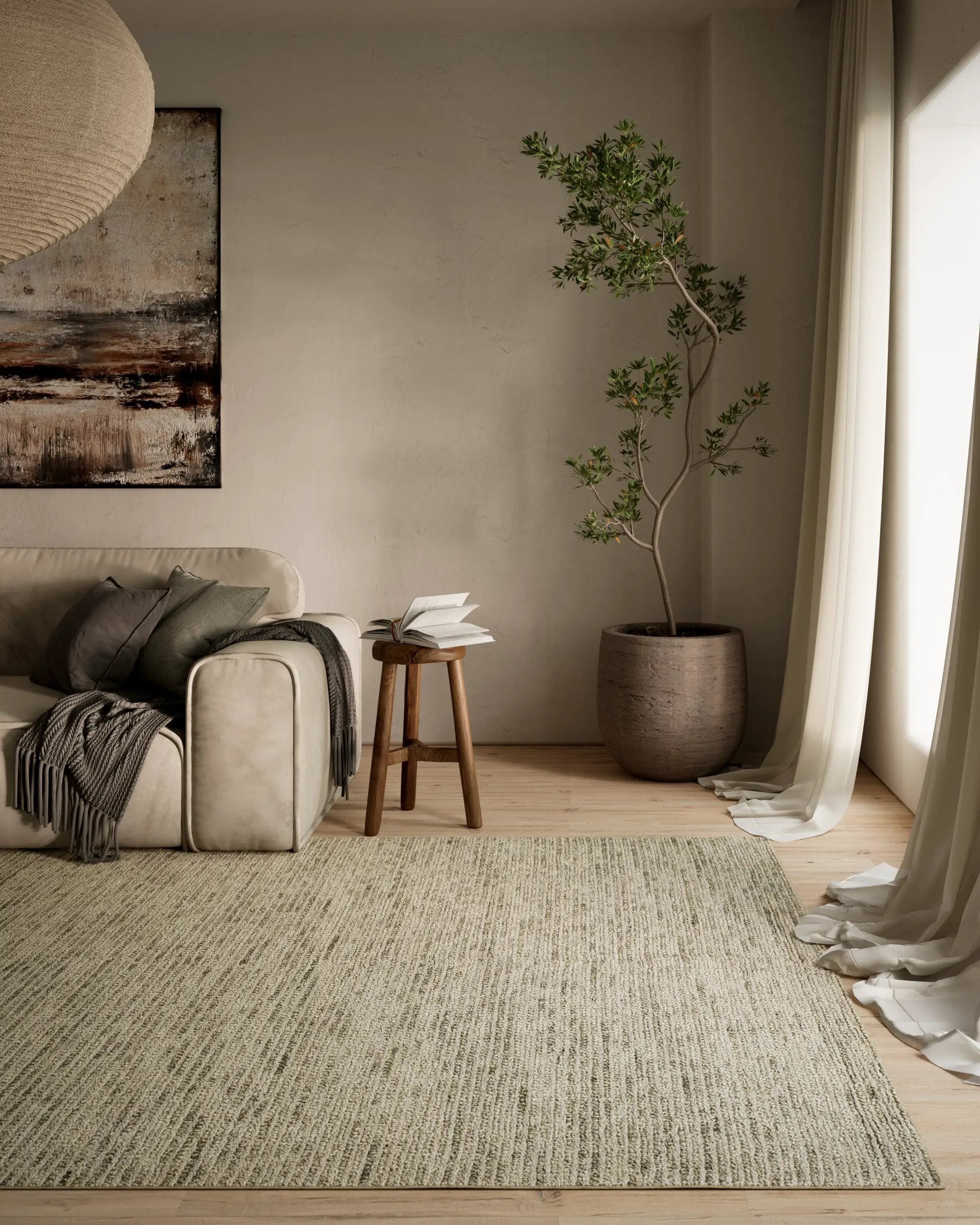 Jax JAX-1 Light-Gray Area Rug by Momeni