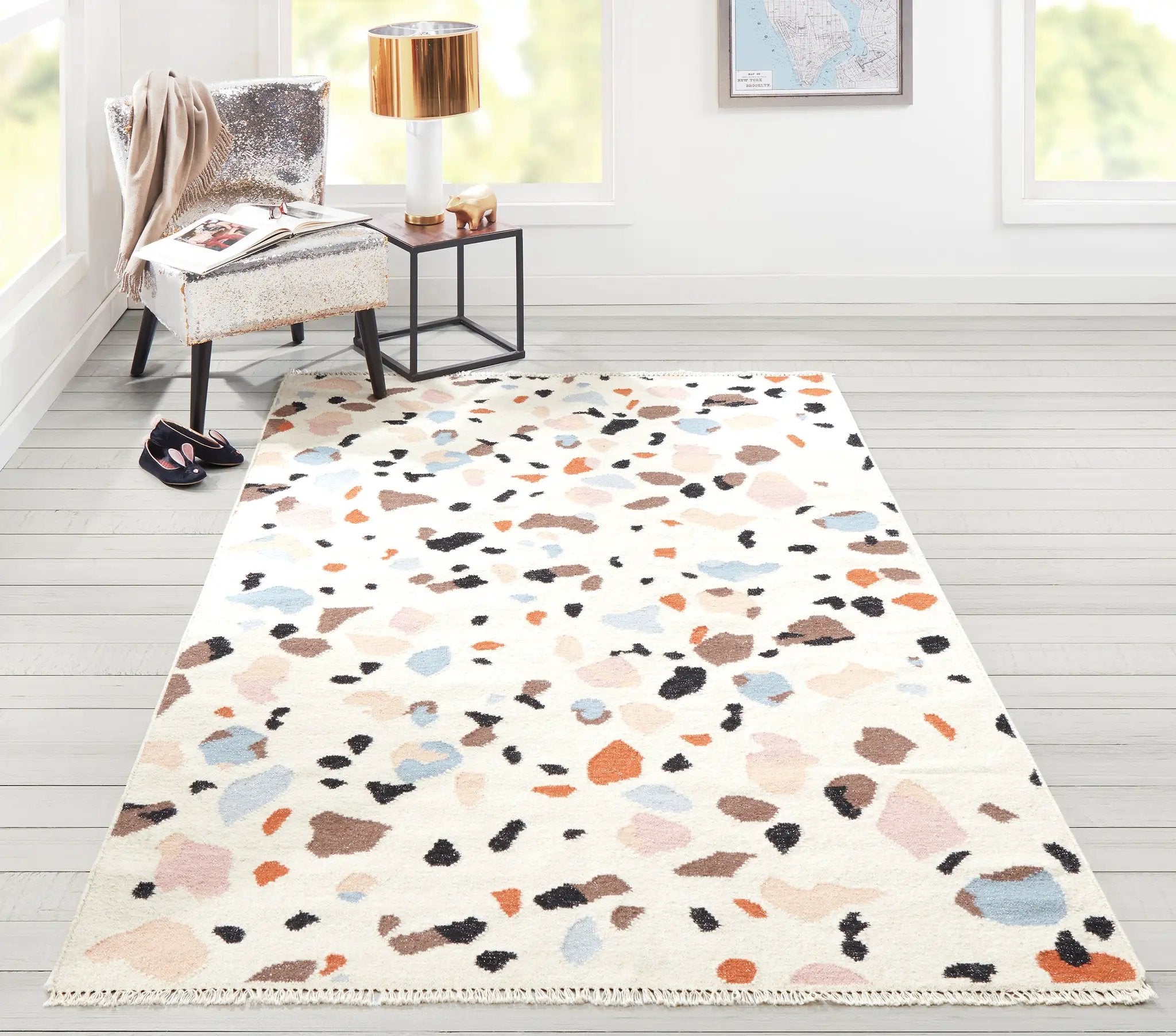 Jem JEM-2 Terri Ivory Area Rug by Novogratz by Momeni
