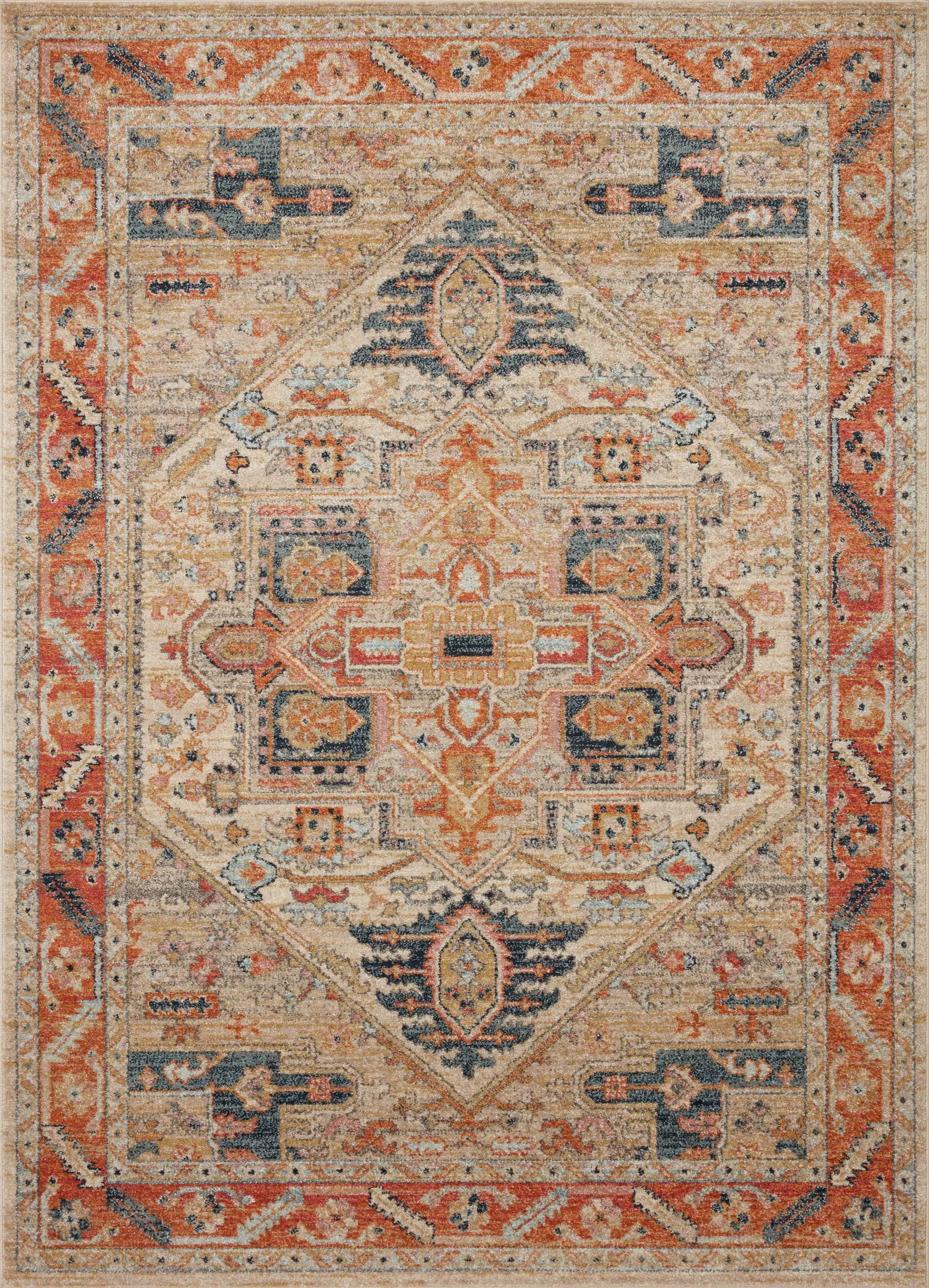 Jocelyn JOC-01 Sand / Multi Area Rug by Loloi