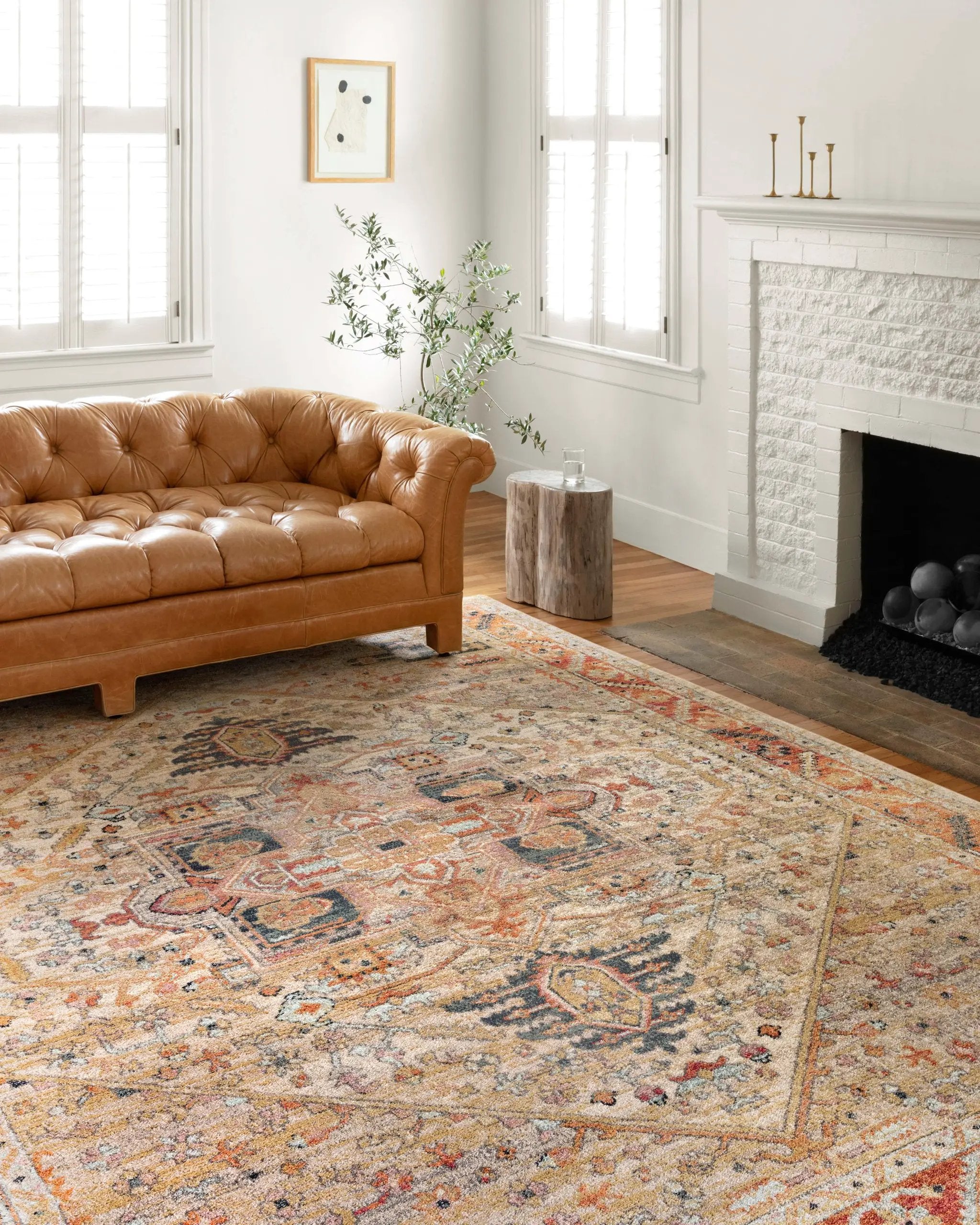 Jocelyn JOC-01 Sand / Multi Area Rug by Loloi