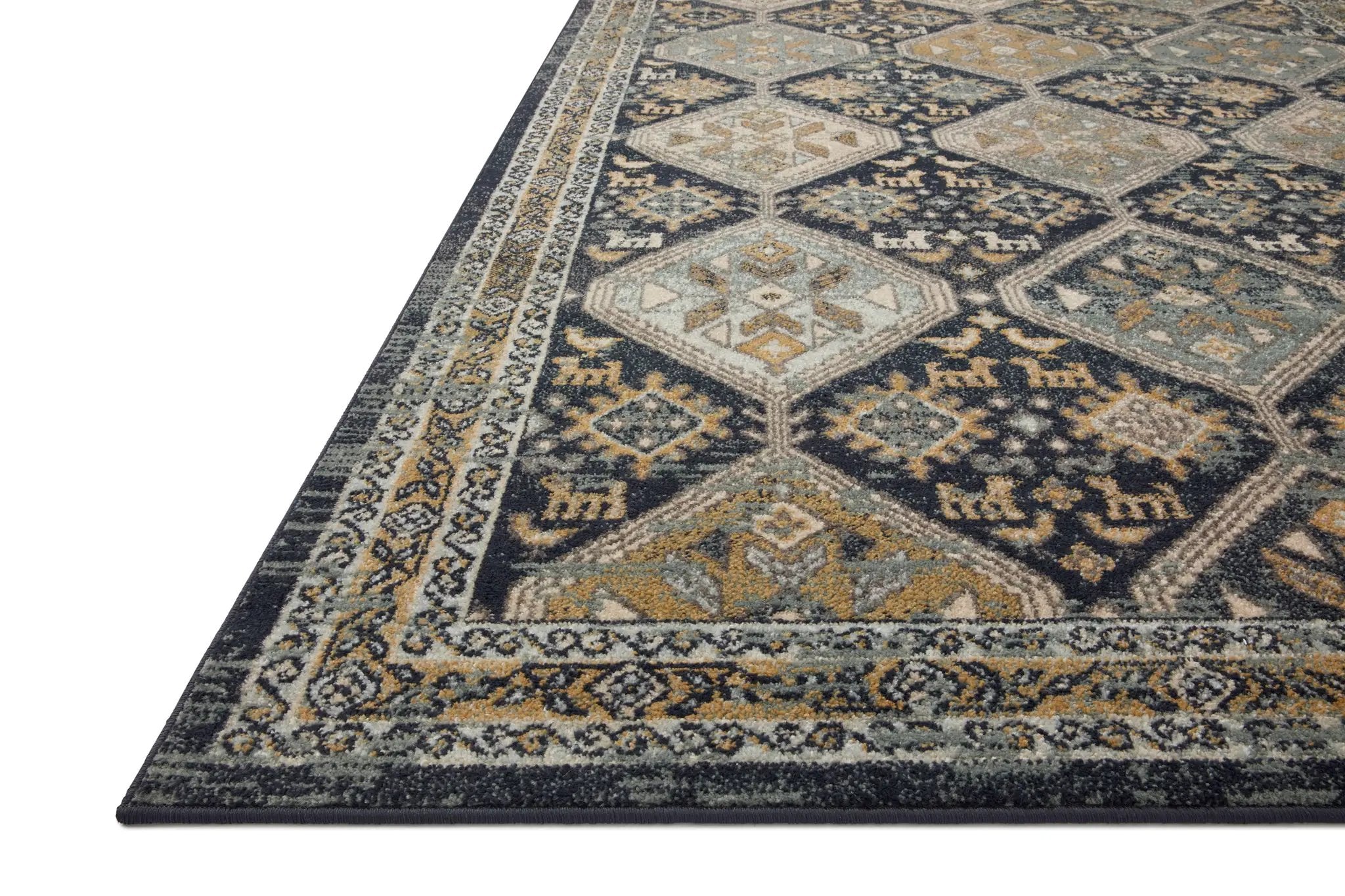 Jocelyn JOC-02 Navy / Blue Area Rug by Loloi