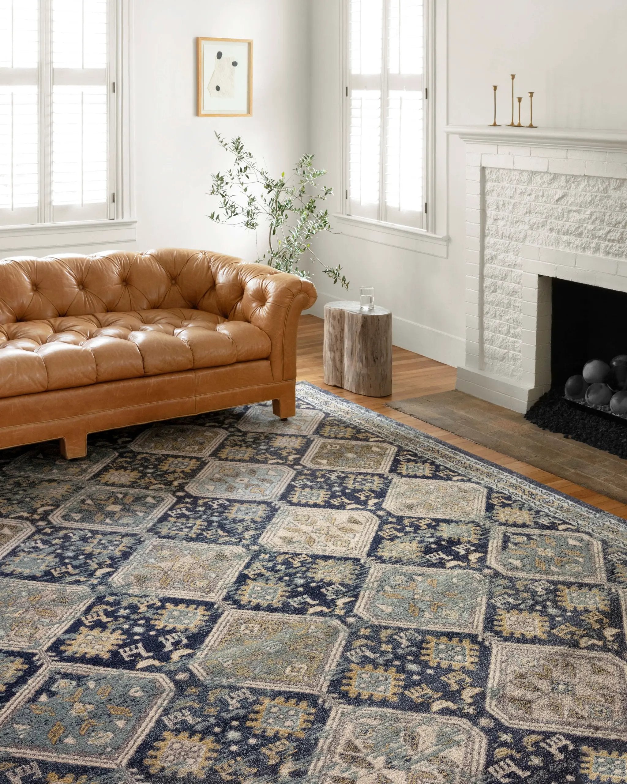 Jocelyn JOC-02 Navy / Blue Area Rug by Loloi