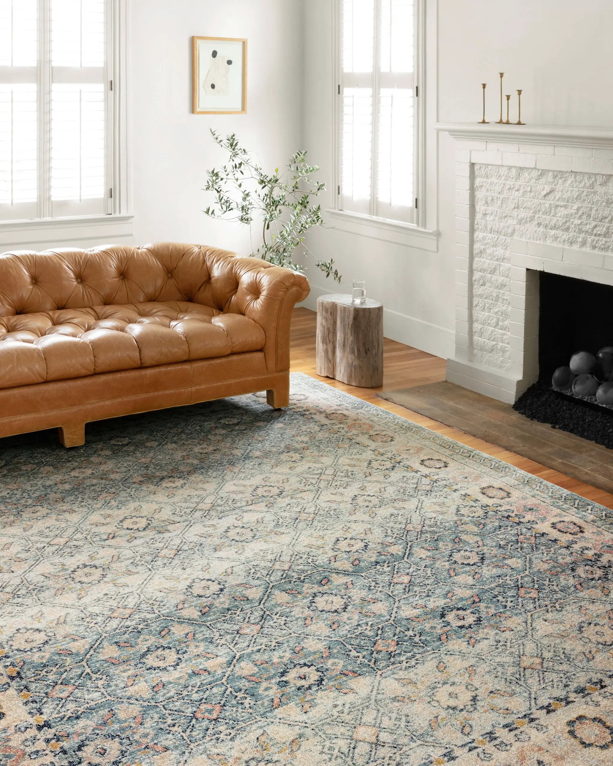 Jocelyn JOC-04 Sky / Multi Area Rug by Loloi
