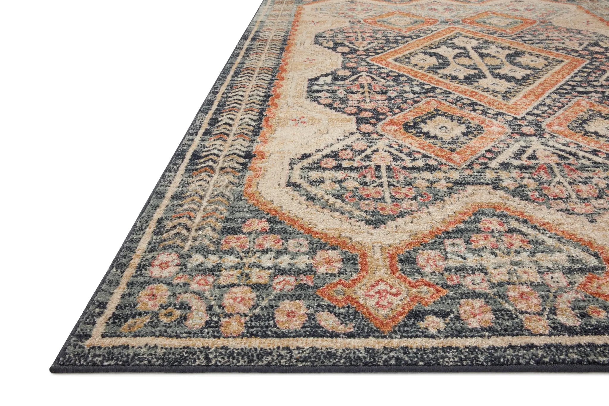 Jocelyn JOC-05 Navy / Multi Area Rug by Loloi