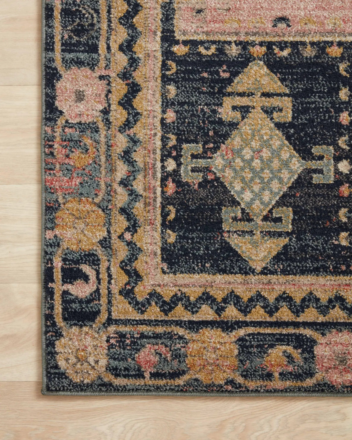 Jocelyn JOC-06 Rose / Rose Area Rug by Loloi