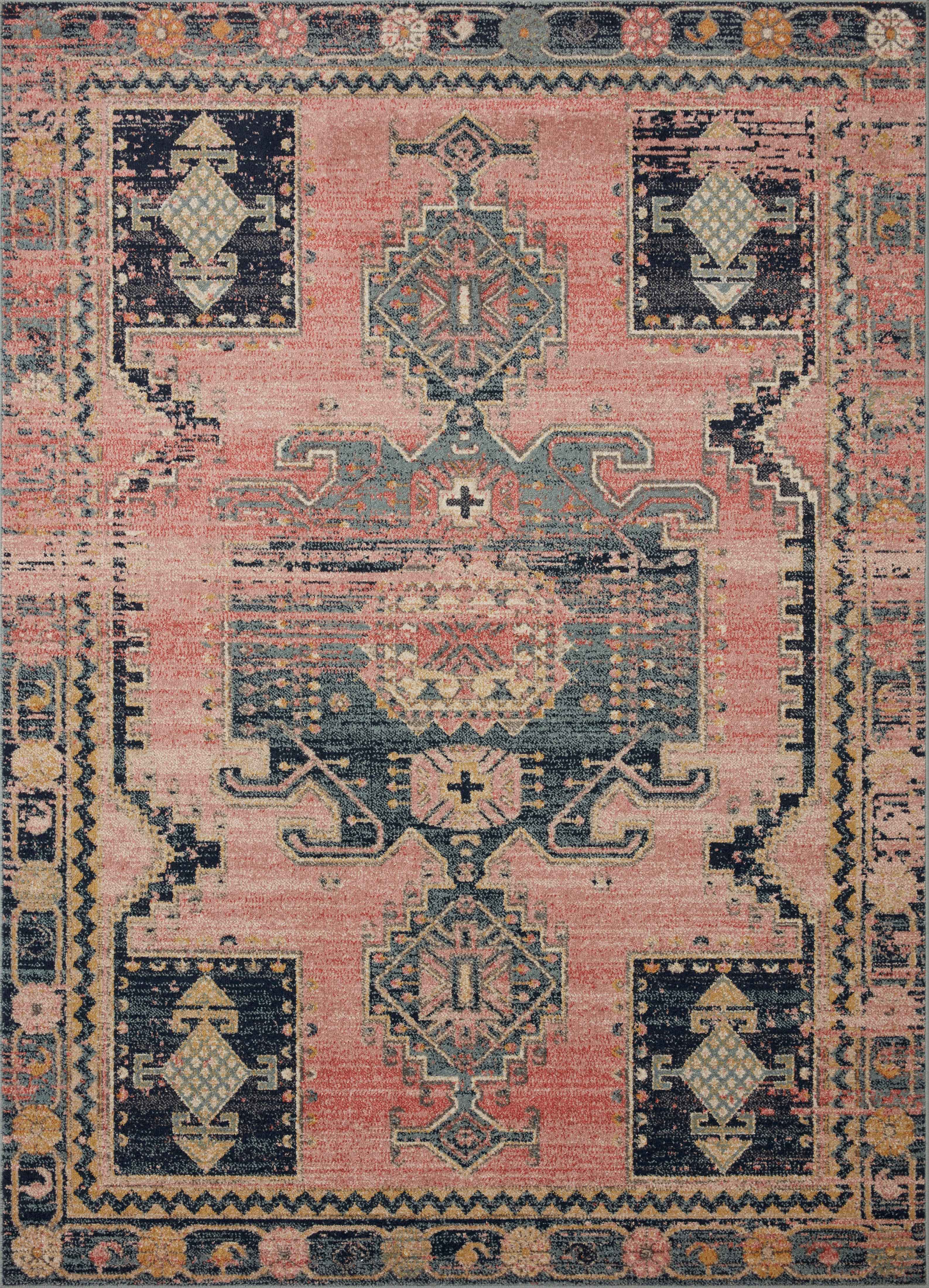 Loloi Jocelyn JOC-06 Rose / Rose Area Rug