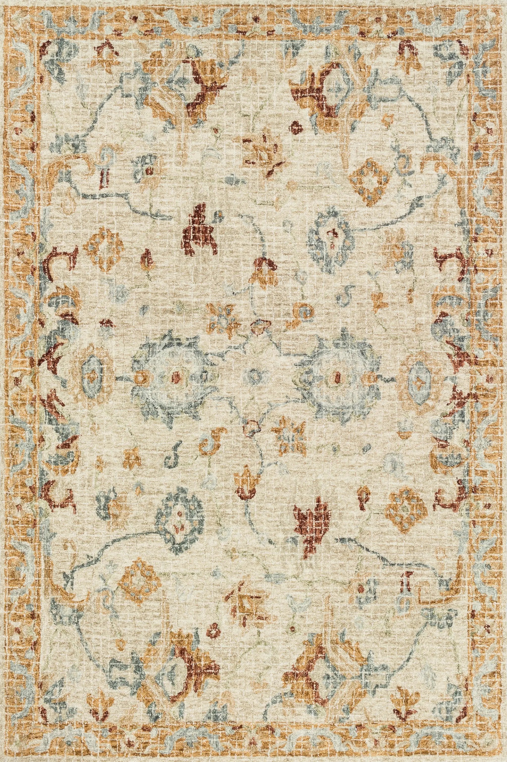 Julian JI-03 Ivory / Multi Area Rug by Loloi