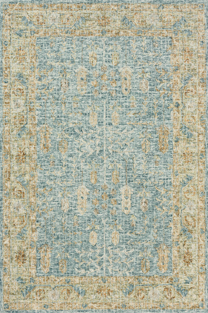 Loloi Julian JI-05 Blue / Gold Area Rug