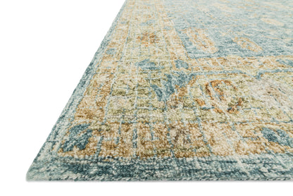 Loloi Julian JI-05 Blue / Gold Area Rug