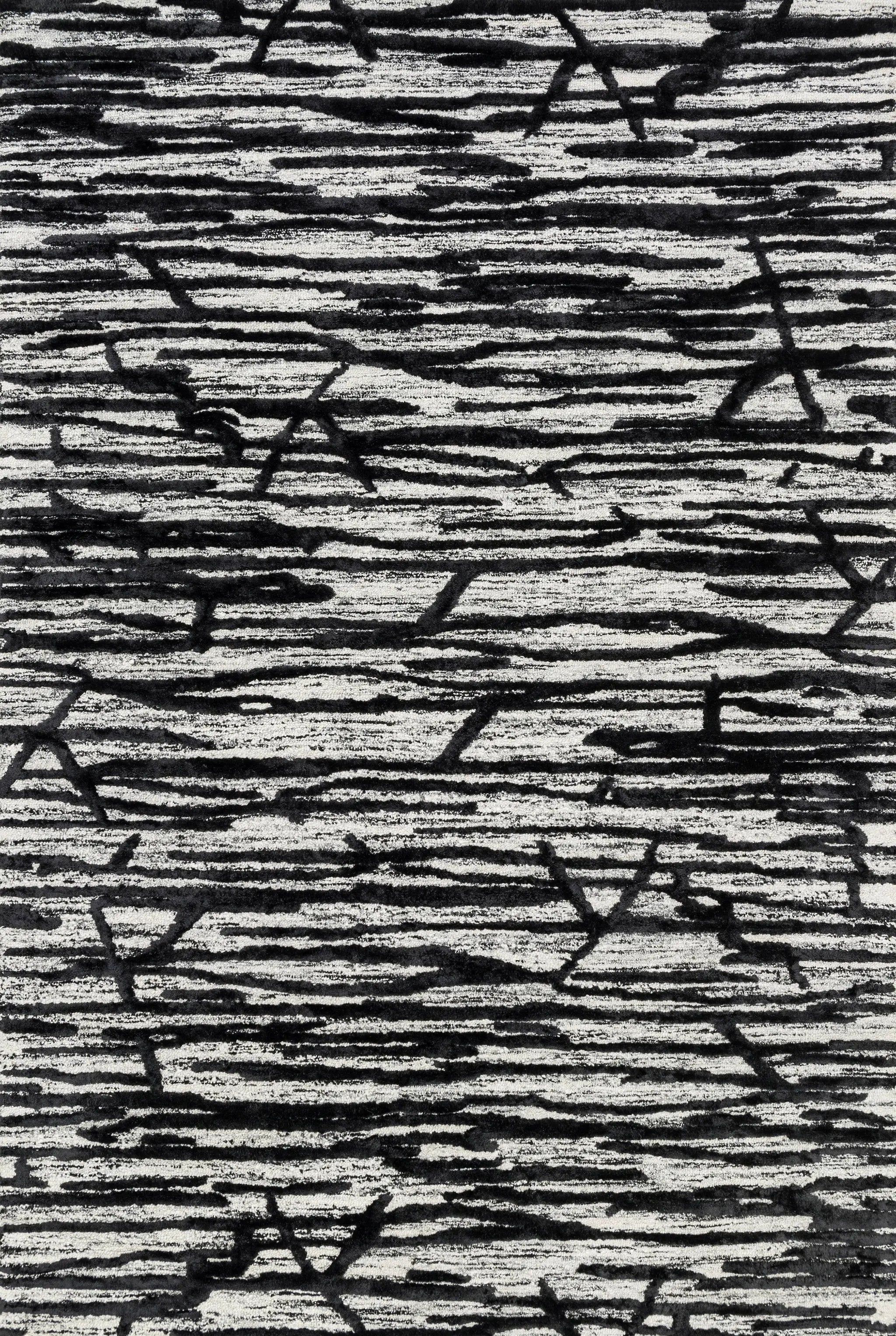 Juneau JY-07 Ivory / Black Area Rug by Loloi