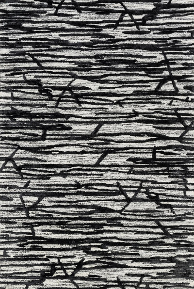 Juneau JY-07 Ivory / Black Area Rug by Loloi