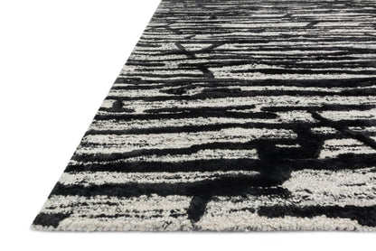 Loloi Juneau JY-07 Ivory / Black Area Rug