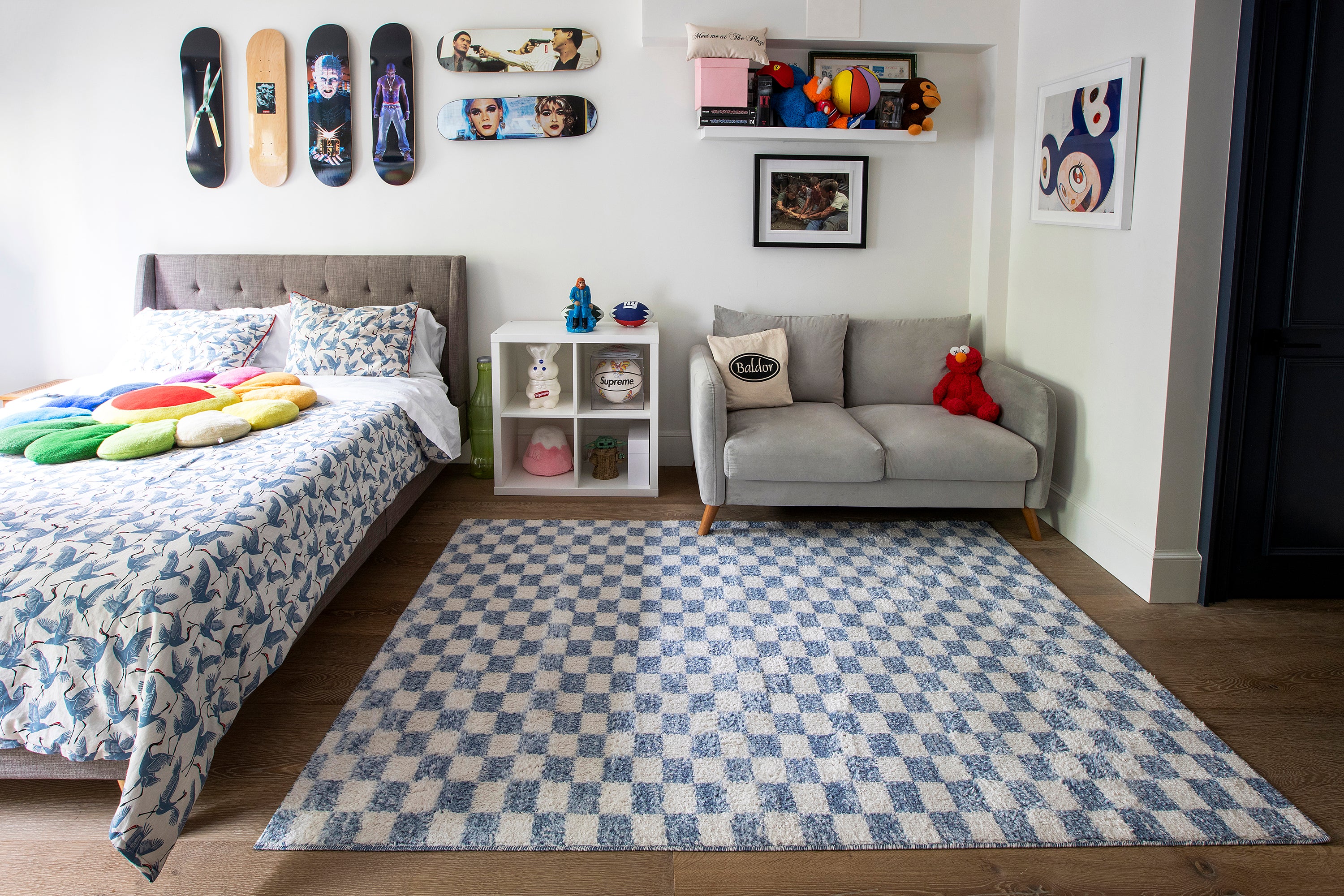 Novogratz by Momeni Kaia KAI-1 Blue Rug