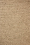 The Kai KAI-01 Beige Area Rug brings warm beige character and ribbed flair to your home in a hand-tufted wool area rug