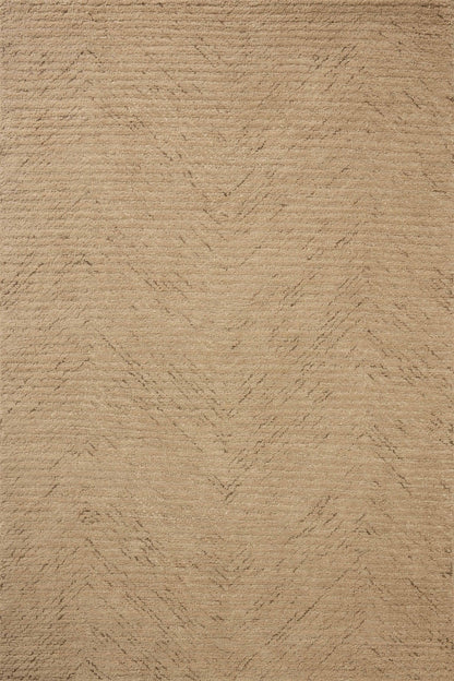 The Kai KAI-01 Beige Area Rug brings warm beige character and ribbed flair to your home in a hand-tufted wool area rug