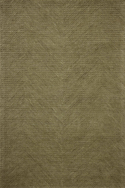 A hand-tufted wool area rug with ribbed design in earthy olive hues, the Kai KAI-01 Olive Area Rug is a standout in any décor