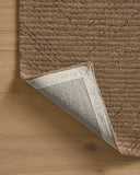 The Kai KAI-01 Pebble Area Rug highlights subtle pebble tones and ribbed texture in a beautifully made hand-tufted wool area rug