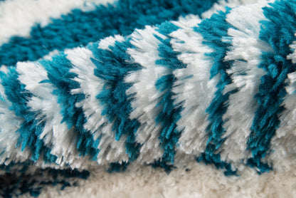 Novogratz Kalahari KAL-1 Turquoise Hand Tufted  Area Rug by Momeni