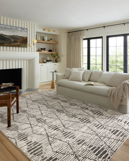 Loloi Kamala KAM-02 Charcoal / Dove Area Rug