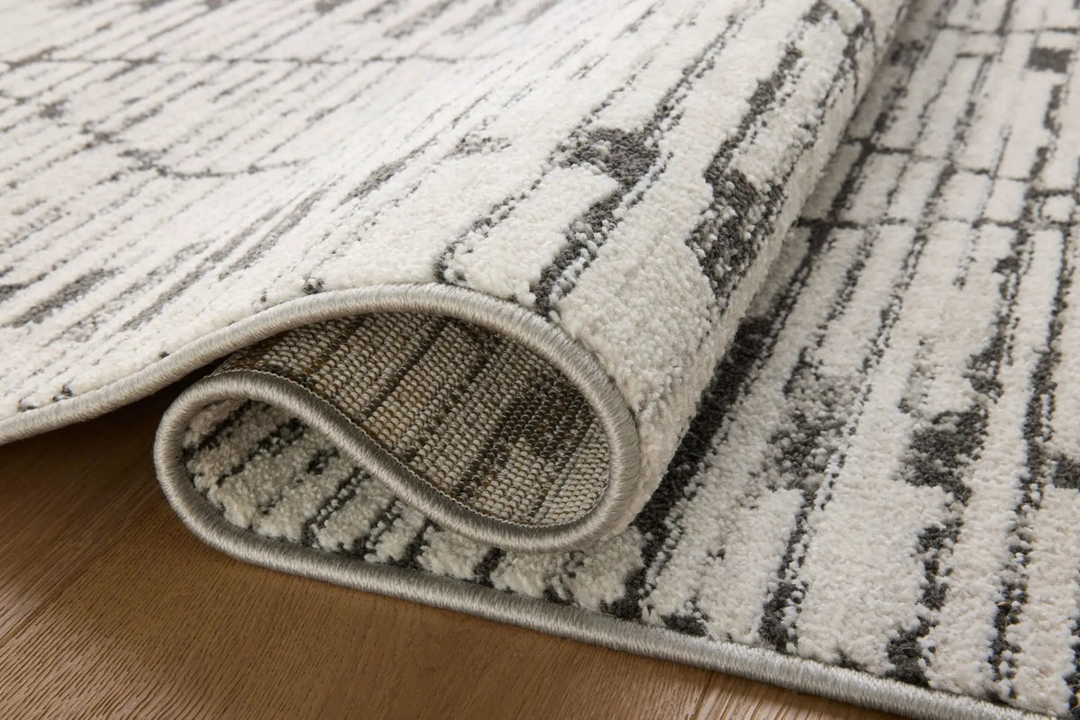 Kamala KAM-02 Charcoal / Dove Area Rug by Loloi