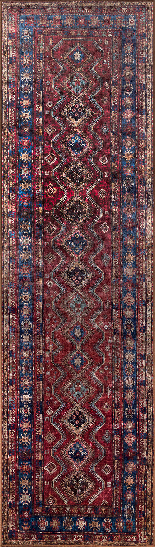 Momeni Karachi KAR-1 Burgundy Area Rug