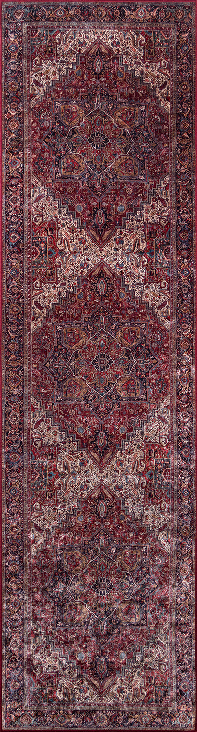 Momeni Karachi KAR-4 Burgundy Area Rug