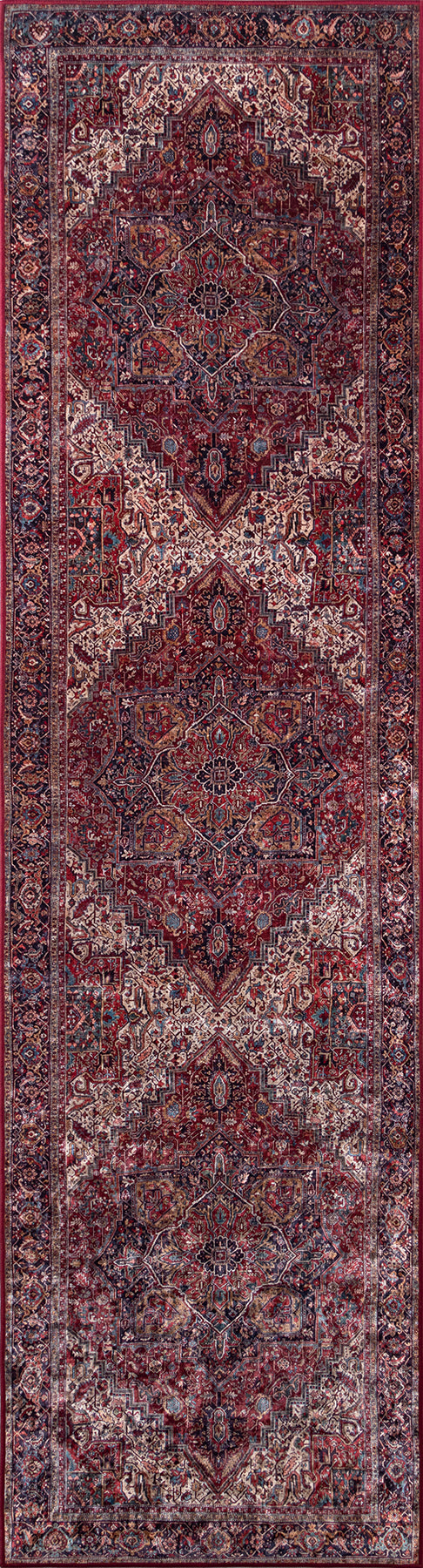 Momeni Karachi KAR-4 Burgundy Area Rug