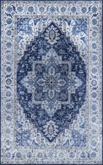 Momeni Karachi KAR-8 Blue Area Rug