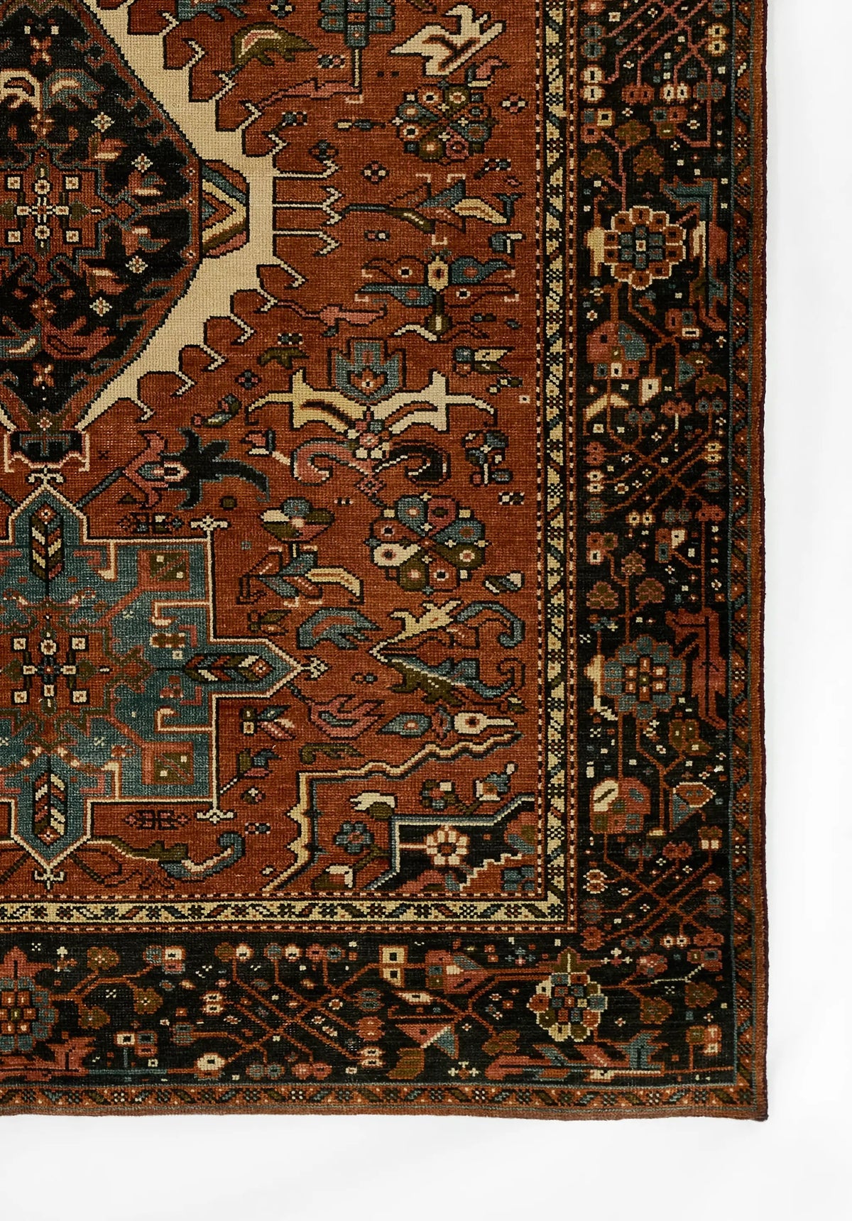 Karajeh KAJ-1 Red Area Rug by Momeni