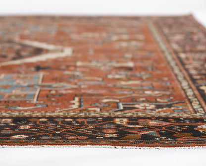 Momeni Karajeh KAJ-1 Red Hand Knotted Area Rug