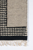 Novogratz Karl KRL-1 Black Hand Woven Area Rug by Momeni