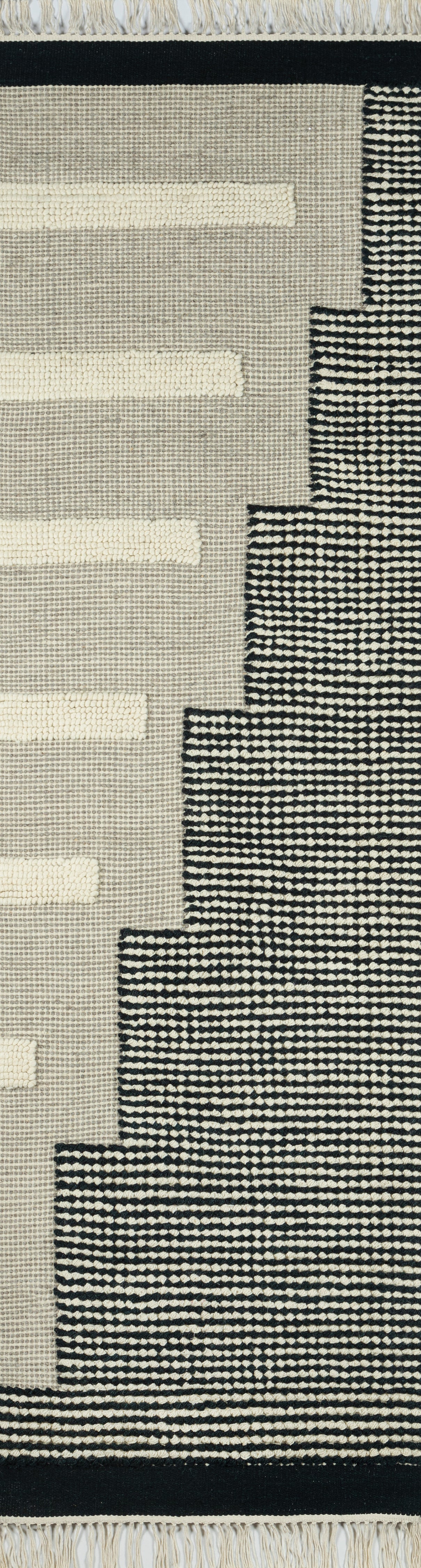 Novogratz Karl KRL-1 Black Hand Woven Area Rug by Momeni