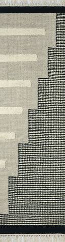 Novogratz Karl KRL-1 Black Hand Woven Area Rug by Momeni