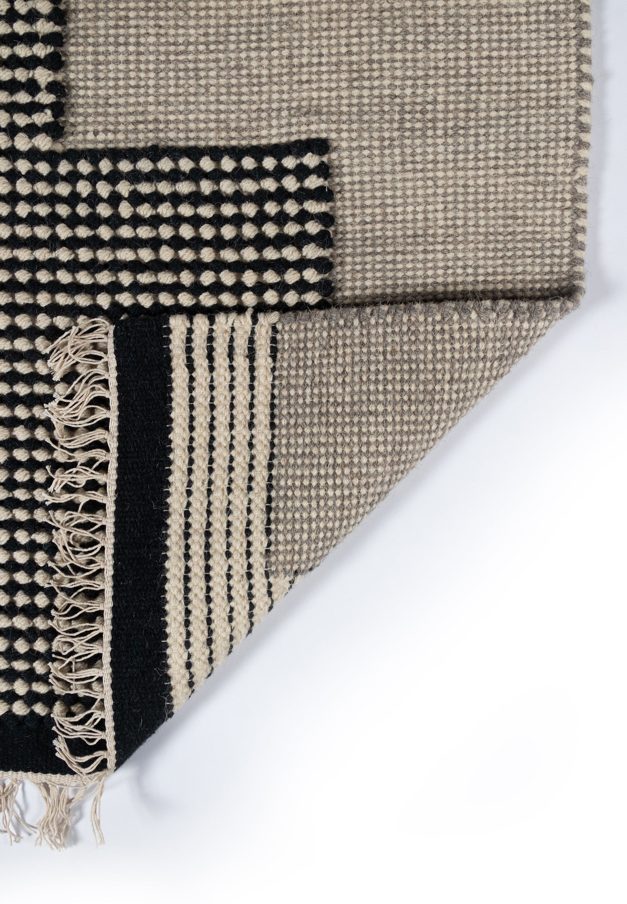 Novogratz Karl KRL-1 Black Hand Woven Area Rug by Momeni