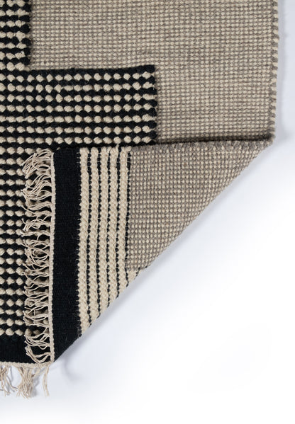 Novogratz Karl KRL-1 Black Hand Woven Area Rug by Momeni