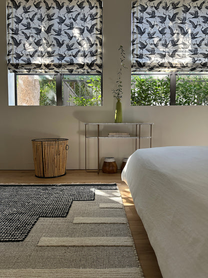Novogratz Karl KRL-1 Black Hand Woven Area Rug by Momeni